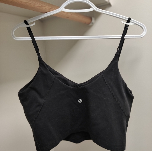 Black Women's Lululemon Sports Bra Low Impact - Picture 2 of 2